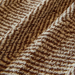 Reversible Herringbone Sofa Cover, 2-in-1 Classic British Throw Blanket for Couch