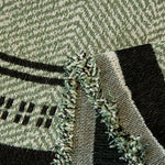 Reversible Herringbone Sofa Cover, 2-in-1 Classic British Throw Blanket for Couch