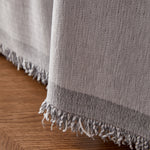 Reversible Chenille Couch Cover Blanket with Tassel Large Boho Futon Cover L Shaped Sectional Cover