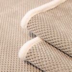 Dog Washable Sofa Protector Cover, Non-Slip Couch Slipcover with Soft Furry Trim