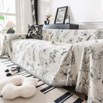 Chenille Giverny Couch Cover, Cozy Blankets for Sofa and Couch, Slip Covers for Couch Sectional