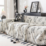 Chenille Giverny Couch Cover, Cozy Blankets for Sofa and Couch, Slip Covers for Couch Sectional