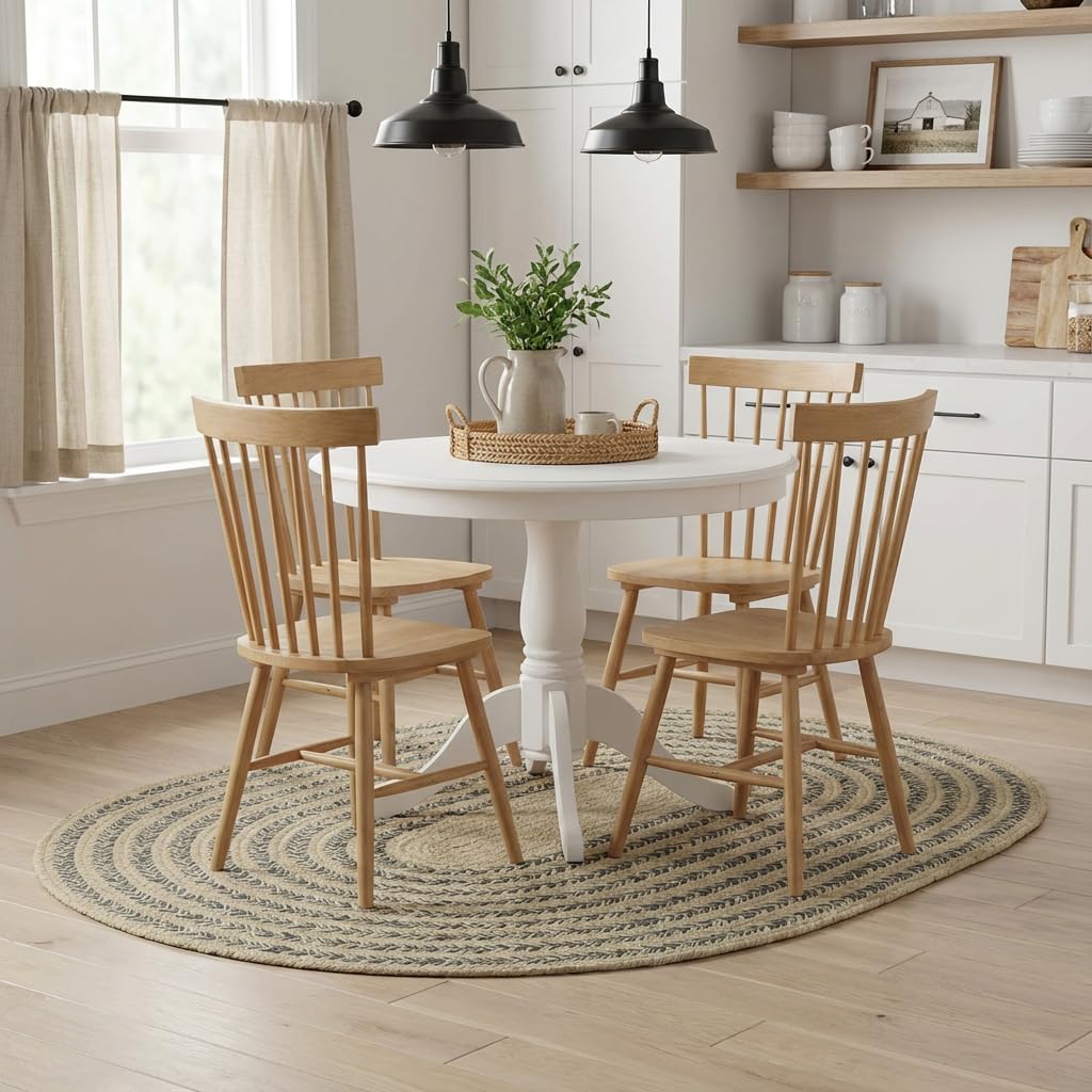 Raleigh Charcoal Cotton Braided Rug 4' x 6' #shape_Oval