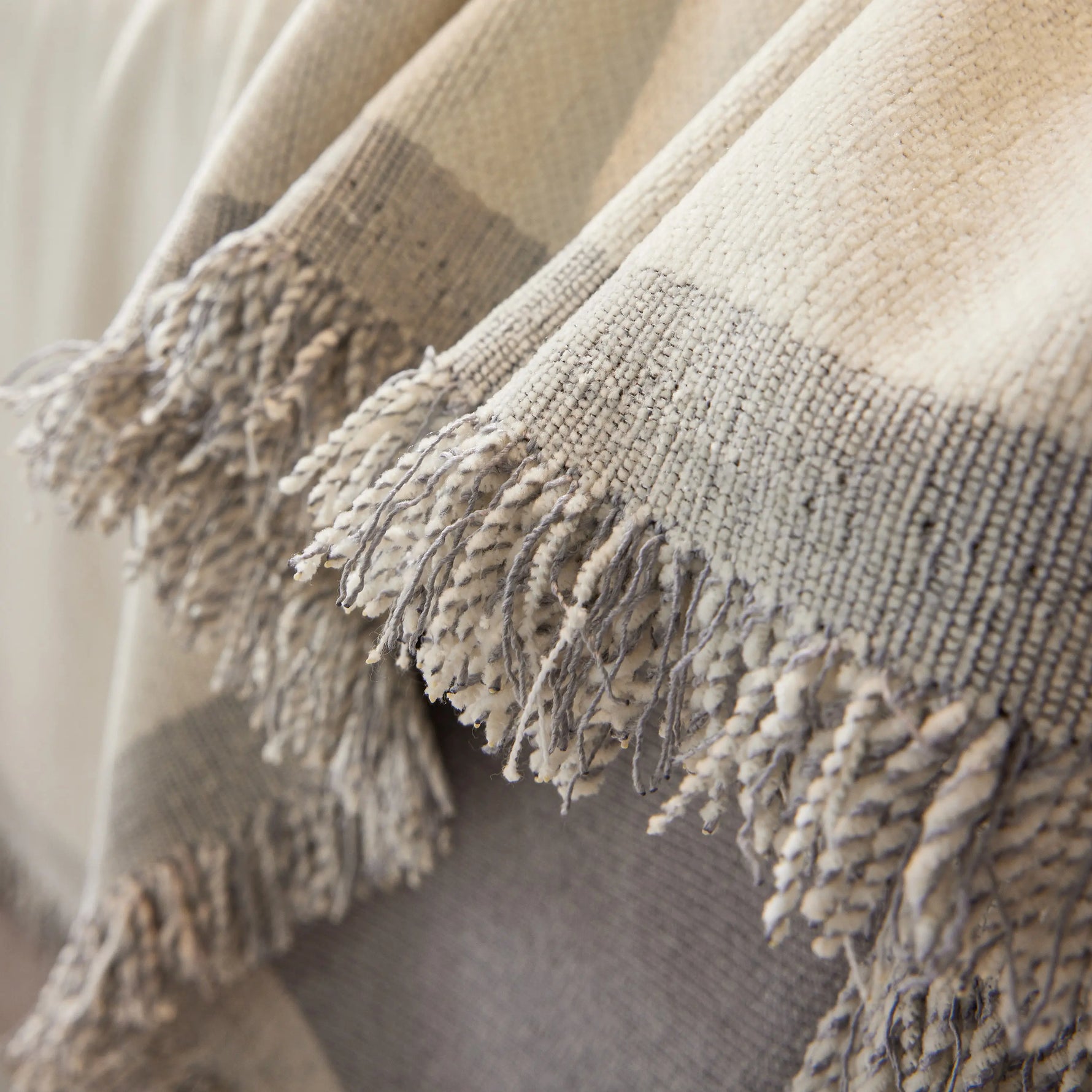 Soft Chenille Tassel Trim Sectional Sofa Protector Couch Covers for Cats Cozy Blanket Sofa Throws