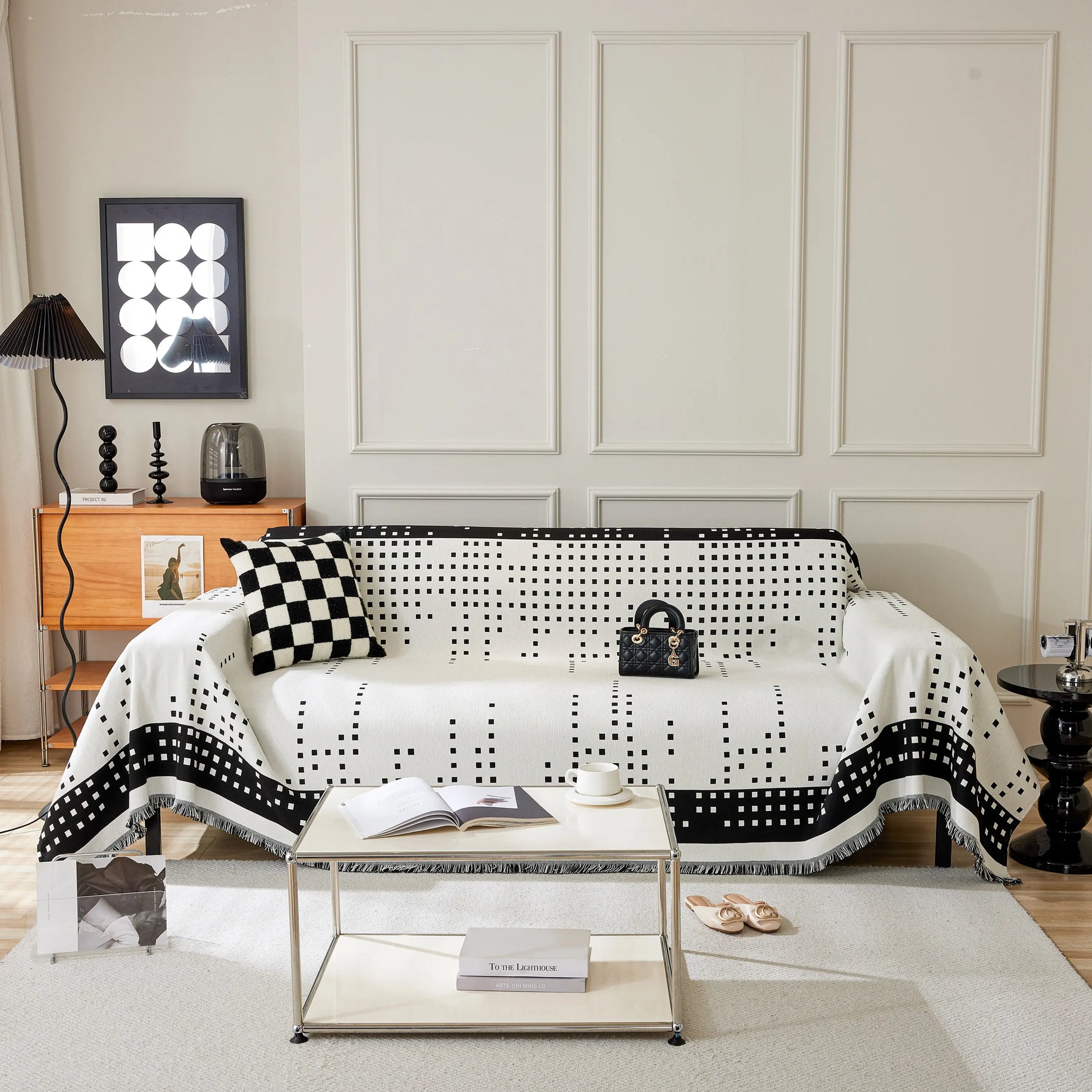 Reversible Chenille Sofa Covers for Pets, Large Throw Blanket for Couch, Blanket on The Sofa