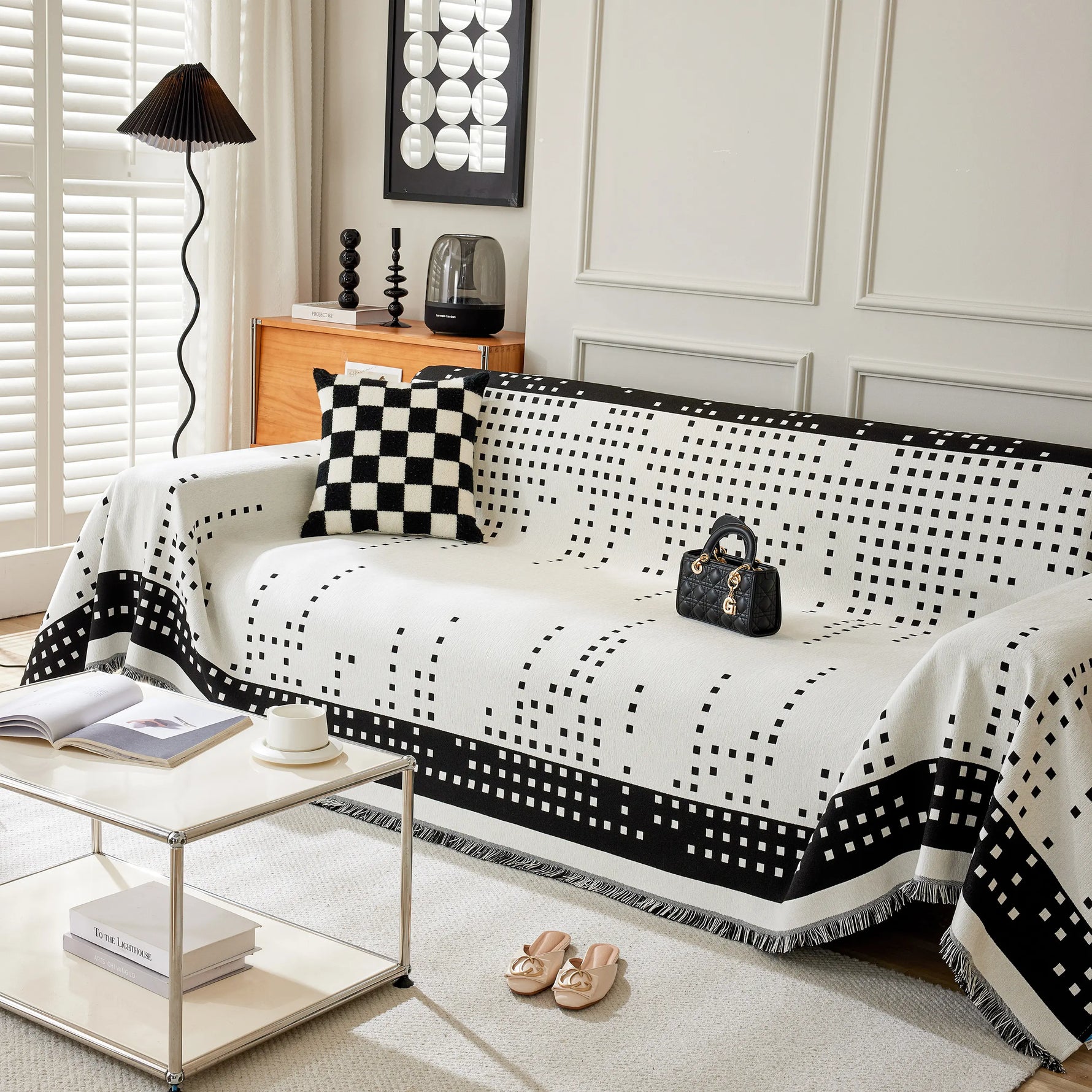 Reversible Chenille Sofa Covers for Pets, Large Throw Blanket for Couch, Blanket on The Sofa