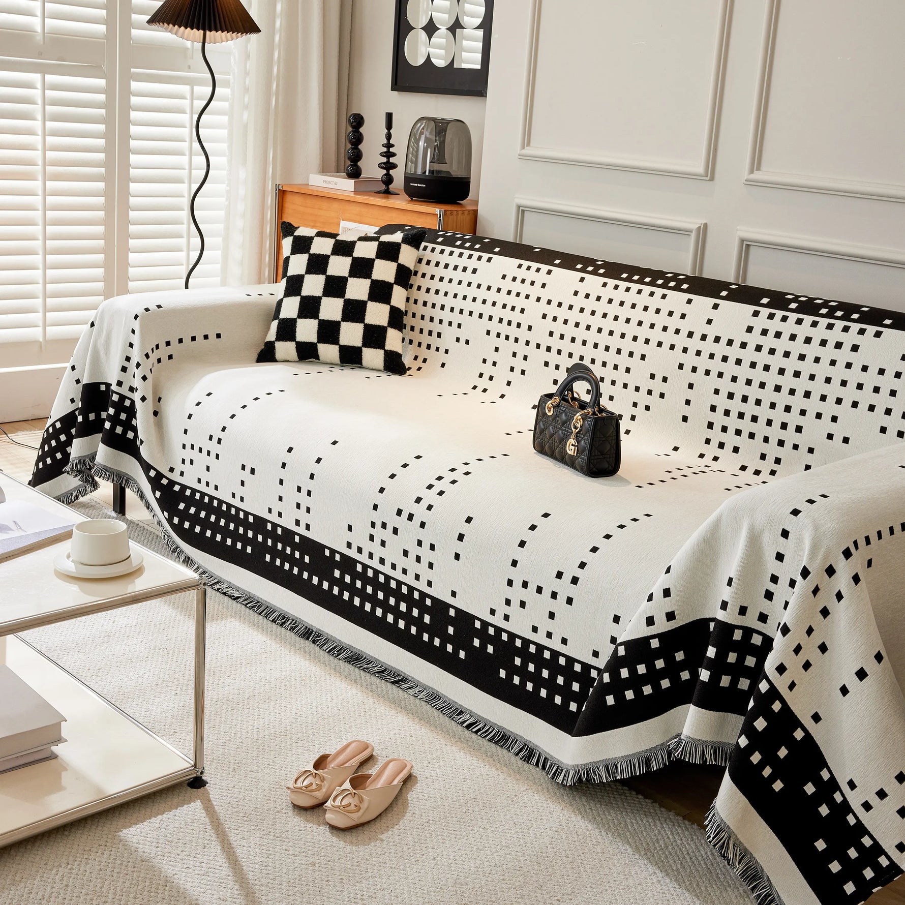 Reversible Chenille Sofa Covers for Pets, Large Throw Blanket for Couch, Blanket on The Sofa