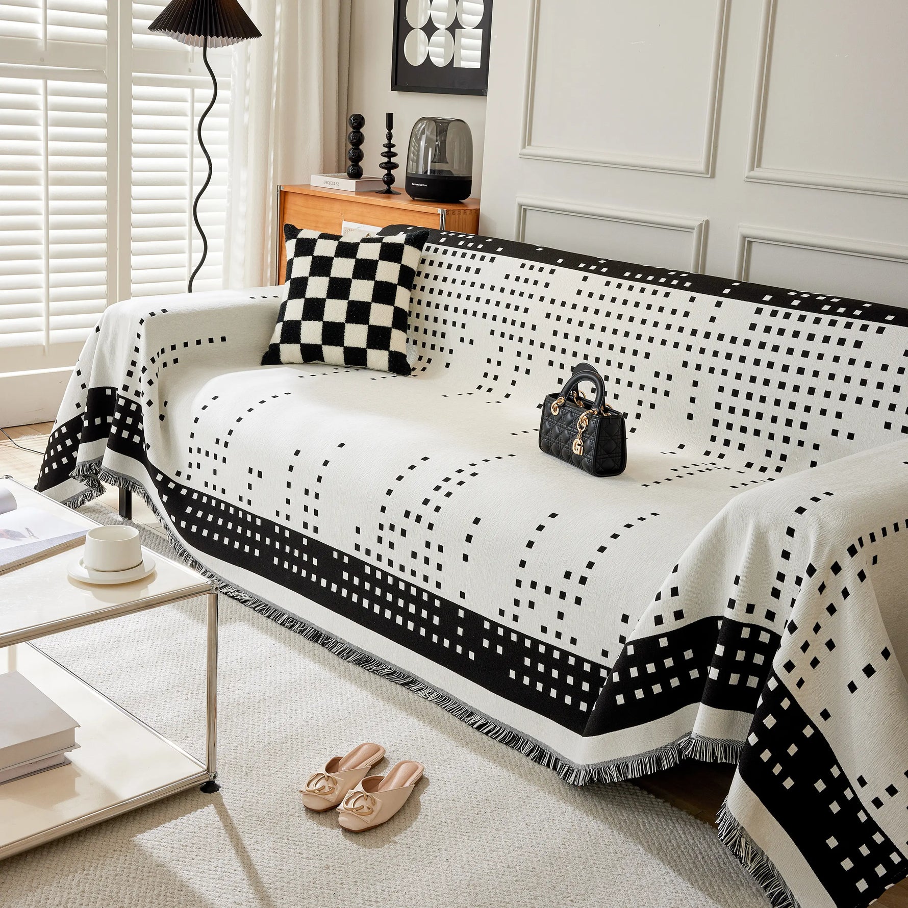 Reversible Chenille Sofa Covers for Pets, Large Throw Blanket for Couch, Blanket on The Sofa