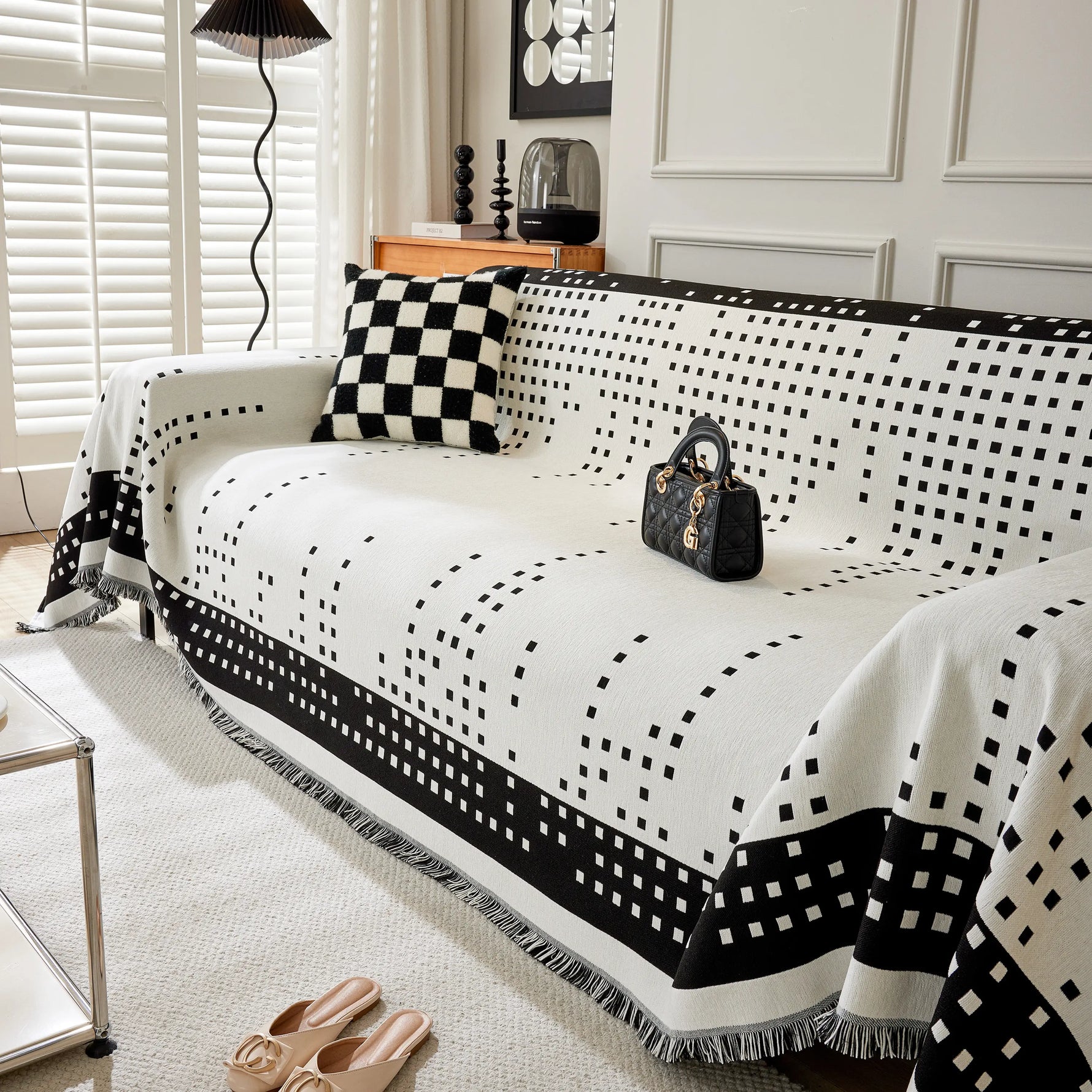 Reversible Chenille Sofa Covers for Pets, Large Throw Blanket for Couch, Blanket on The Sofa