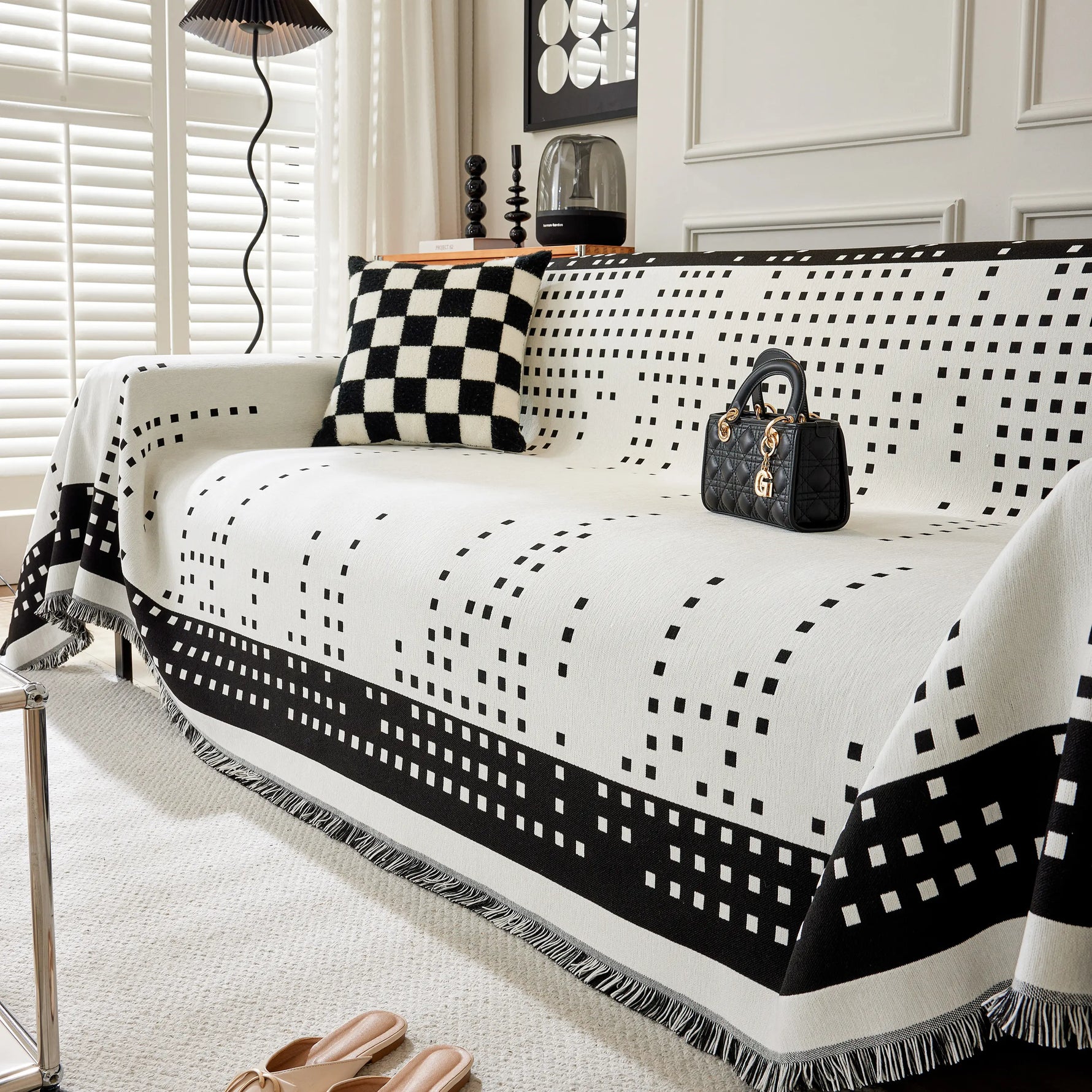 Reversible Chenille Sofa Covers for Pets, Large Throw Blanket for Couch, Blanket on The Sofa