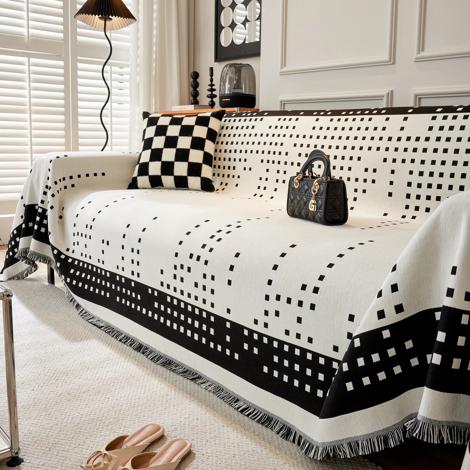 Reversible Chenille Sofa Covers for Pets, Large Throw Blanket for Couch, Blanket on The Sofa