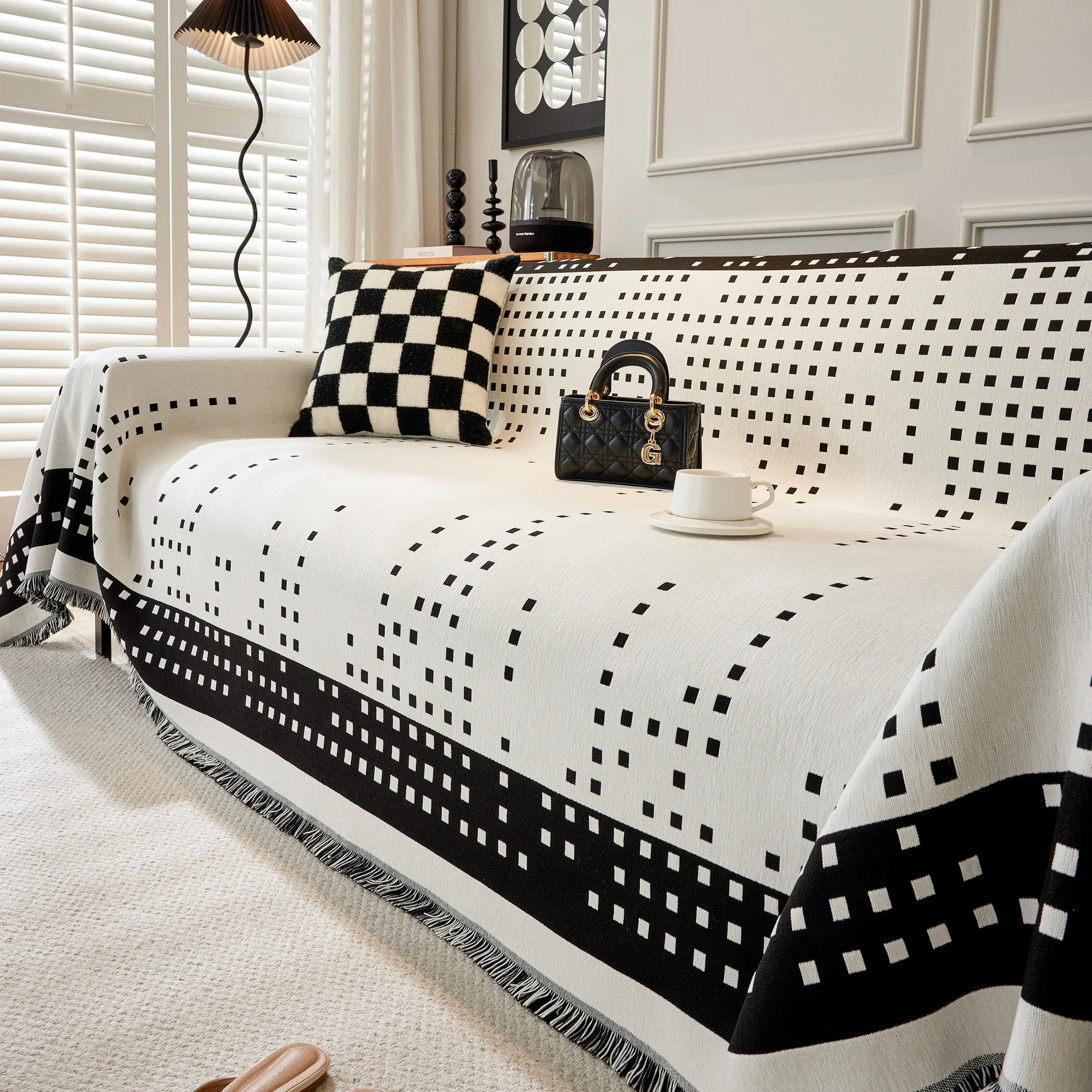 Reversible Chenille Sofa Covers for Pets, Large Throw Blanket for Couch, Blanket on The Sofa