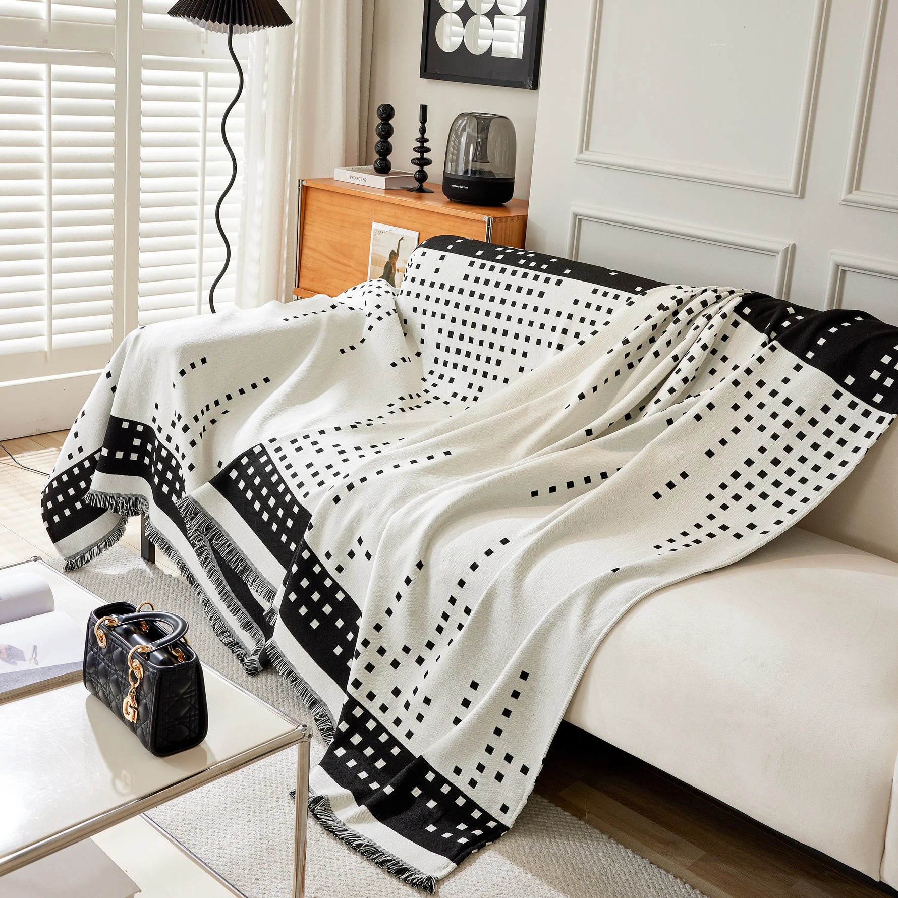 Reversible Chenille Sofa Covers for Pets, Large Throw Blanket for Couch, Blanket on The Sofa