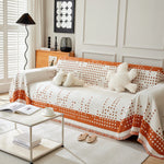 Reversible Chenille Sofa Covers for Pets, Large Throw Blanket for Couch, Blanket on The Sofa