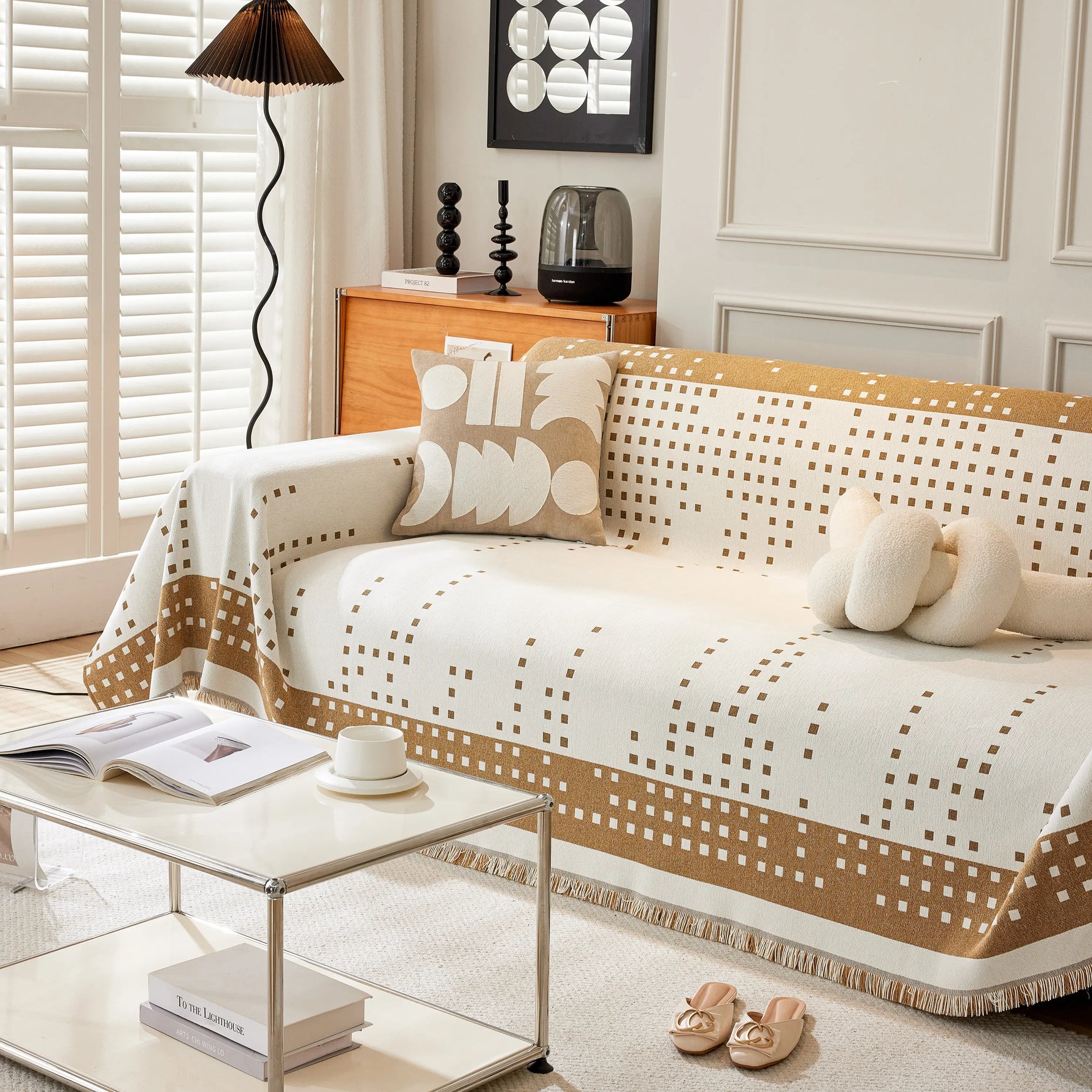 Reversible Chenille Sofa Covers for Pets, Large Throw Blanket for Couch, Blanket on The Sofa