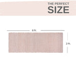 Natural Jute & Cotton Woven Rug - Simple Farmhouse Reversible Rug