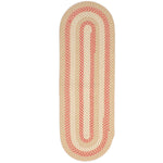 Beige Charming Braided Rug for Farmhouse Living Rooms and Bedroom