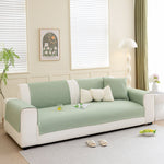 Non-Slip Diamond Quilted Sofa Cover, Separate Pieces Sectional Couch Protector