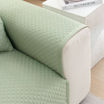 Non-Slip Diamond Quilted Sofa Cover, Separate Pieces Sectional Couch Protector