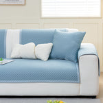 Non-Slip Diamond Quilted Sofa Cover, Separate Pieces Sectional Couch Protector