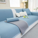 Non-Slip Diamond Quilted Sofa Cover, Separate Pieces Sectional Couch Protector