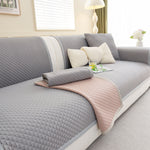 Non-Slip Diamond Quilted Sofa Cover, Separate Pieces Sectional Couch Protector