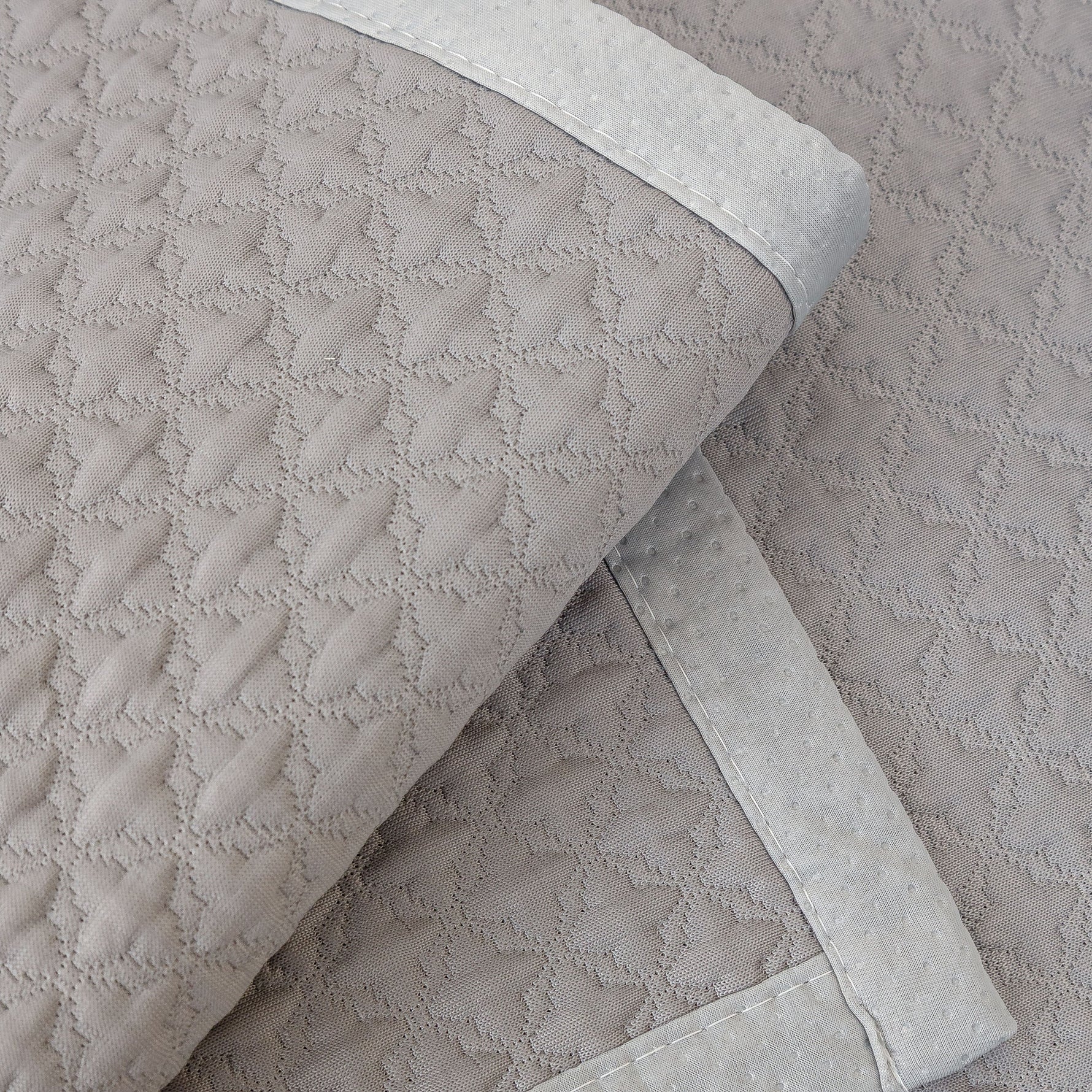 Non-Slip Diamond Quilted Sofa Cover, Separate Pieces Sectional Couch Protector