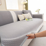 Non-Slip Diamond Quilted Sofa Cover, Separate Pieces Sectional Couch Protector