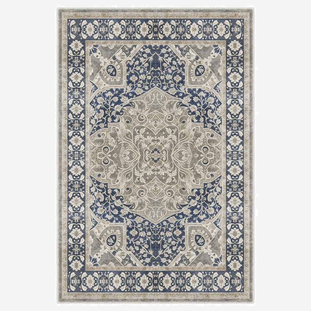 Volcano Machine Washable Area Rug