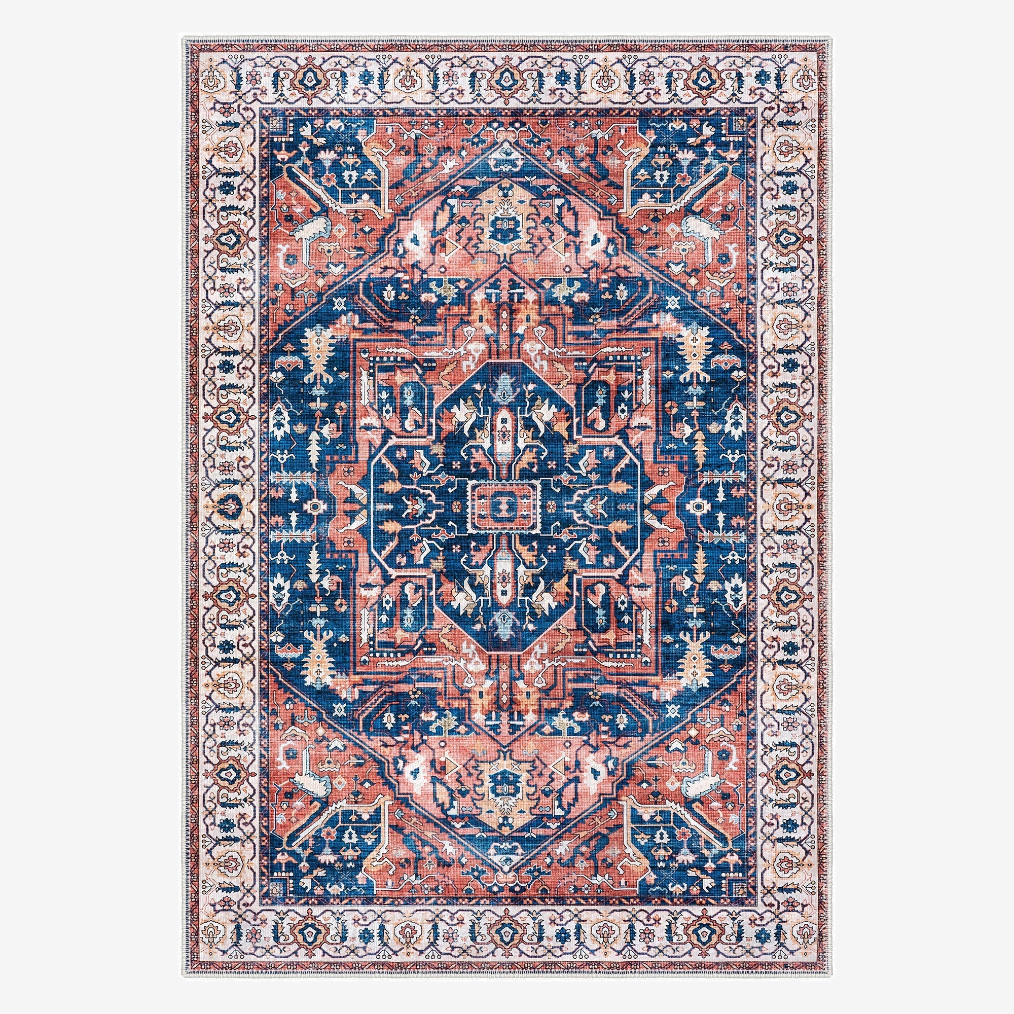 Bandeira Machine Washable Area Rug