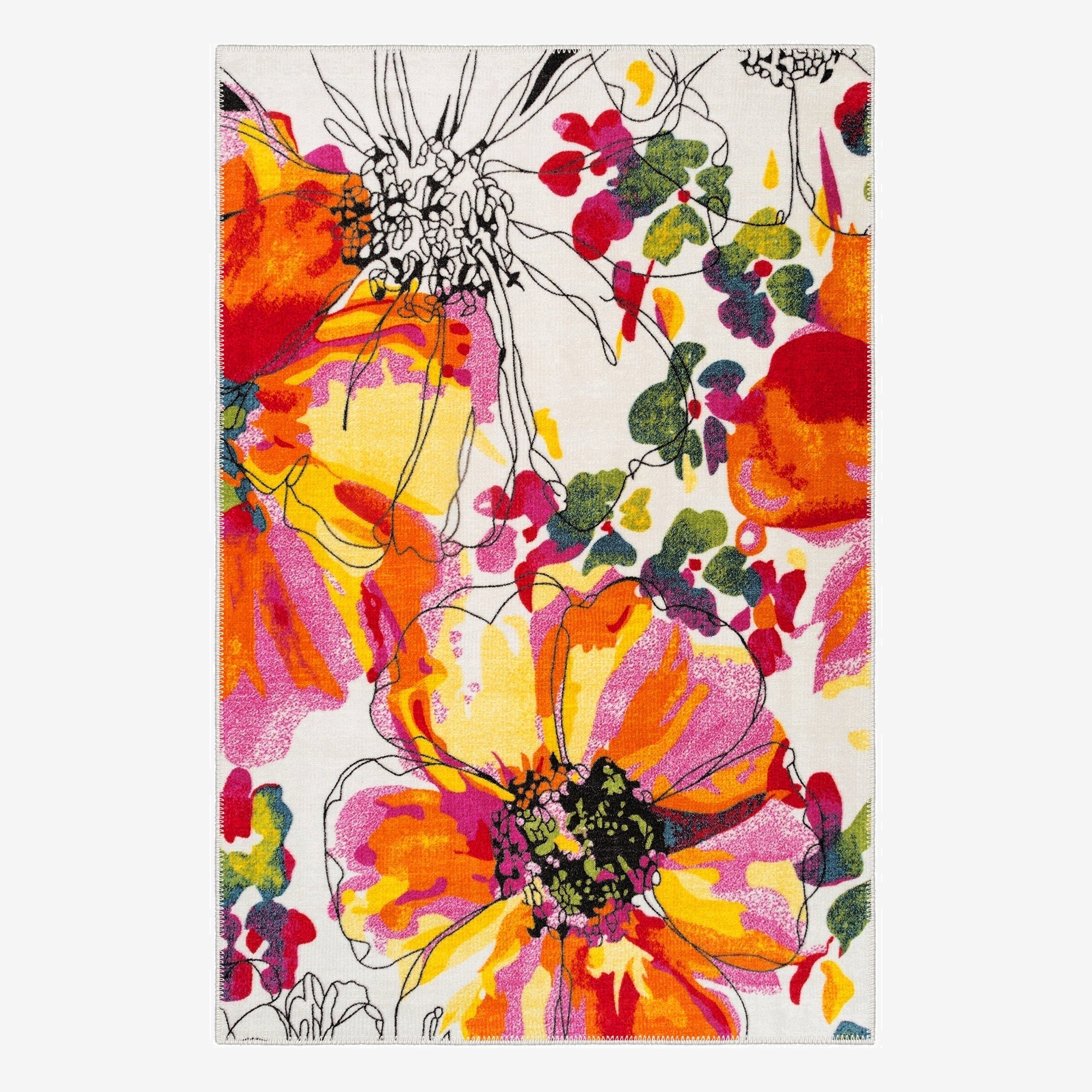 Hilma Machine Washable Area Rug