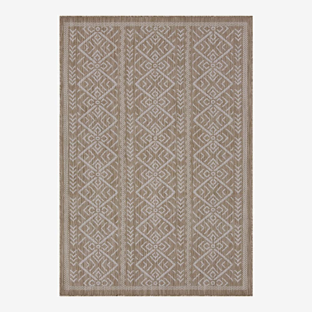 Brisk Beige Machine Woven Rug