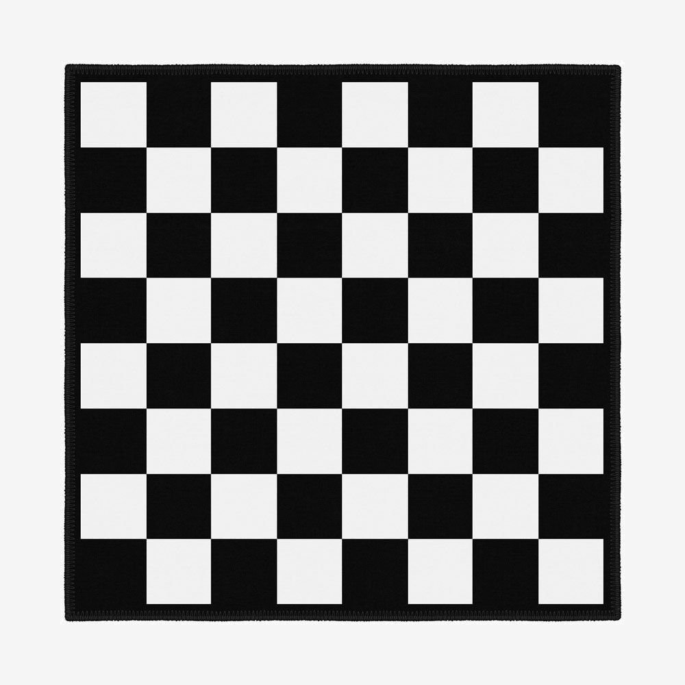 Chess Machine Washable Area Rug