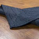 Navy Jute Rug - Plant Based - Reversible Braided Eco-Friendly Rug