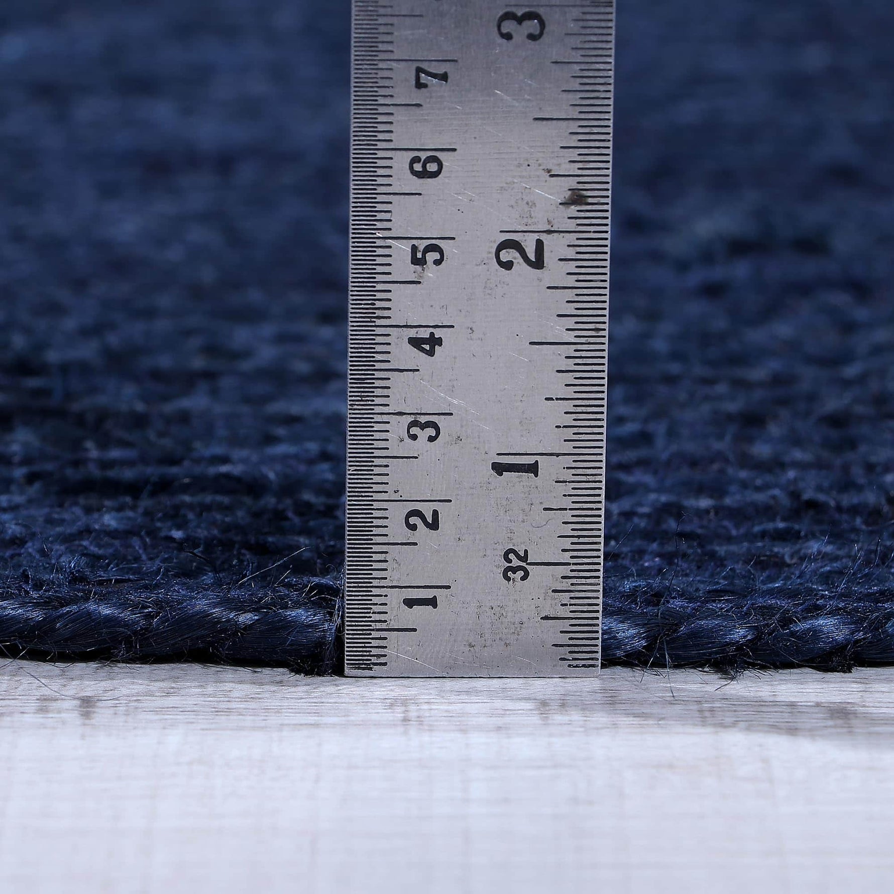 Navy Jute Rug - Plant Based - Reversible Braided Eco-Friendly Rug