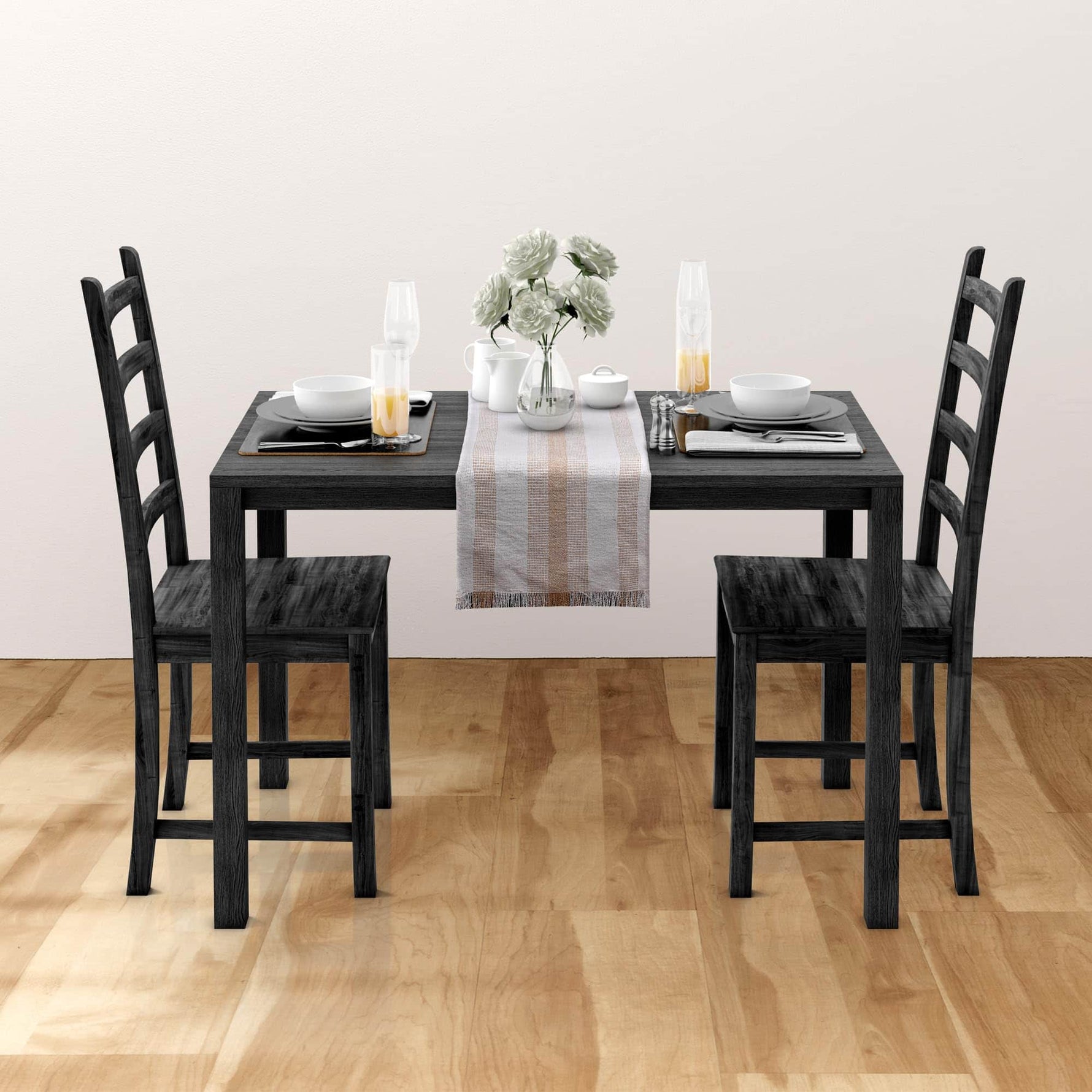 Ivory, Beige Table Runner Cotton Farmhouse Inspired