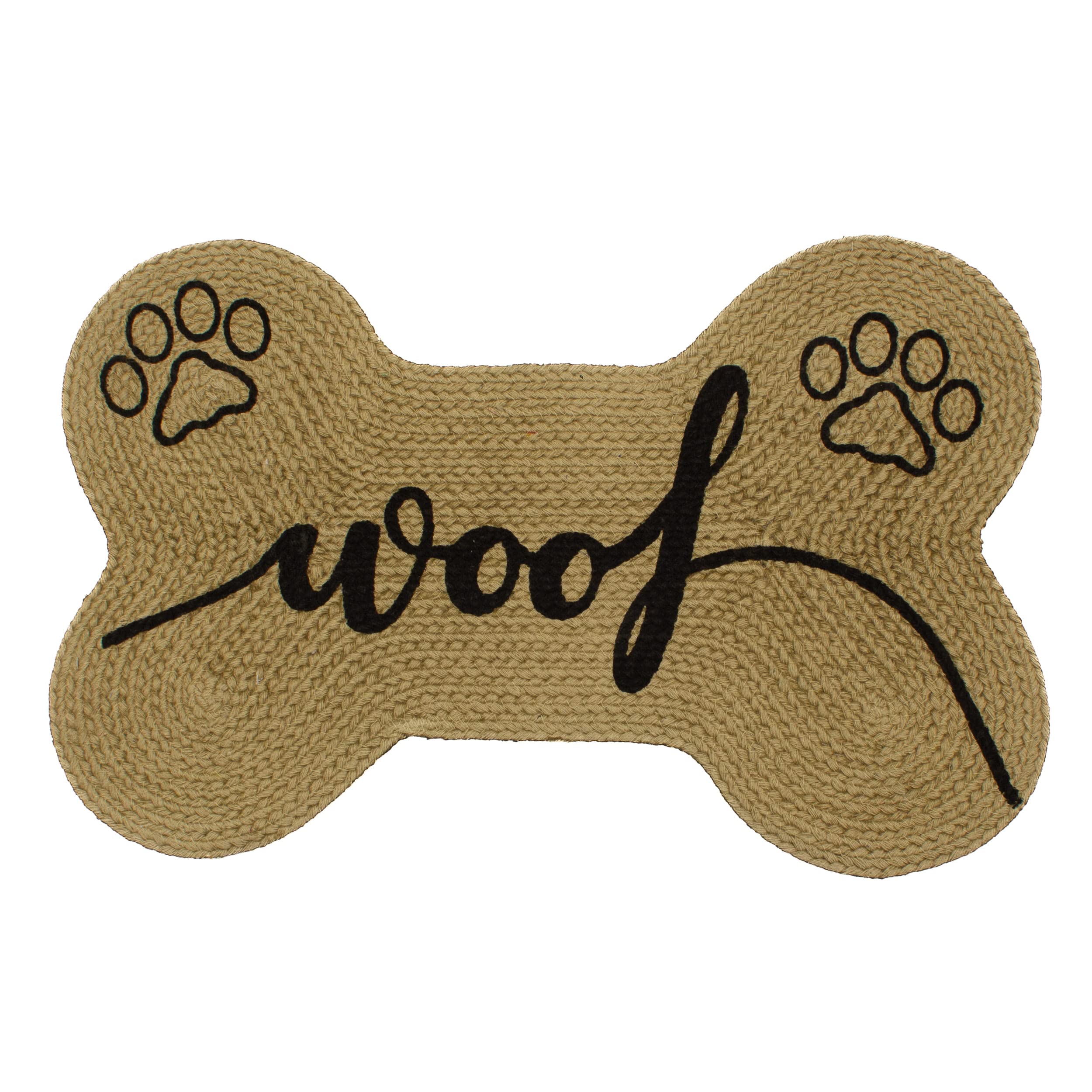 Grey Doggy Mat Small Food and Water Mat