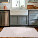 Natural Jute & Cotton Woven Rug - Simple Farmhouse Reversible Rug