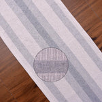 Ivory, Gray Table Runner Cotton Farmhouse Inspired