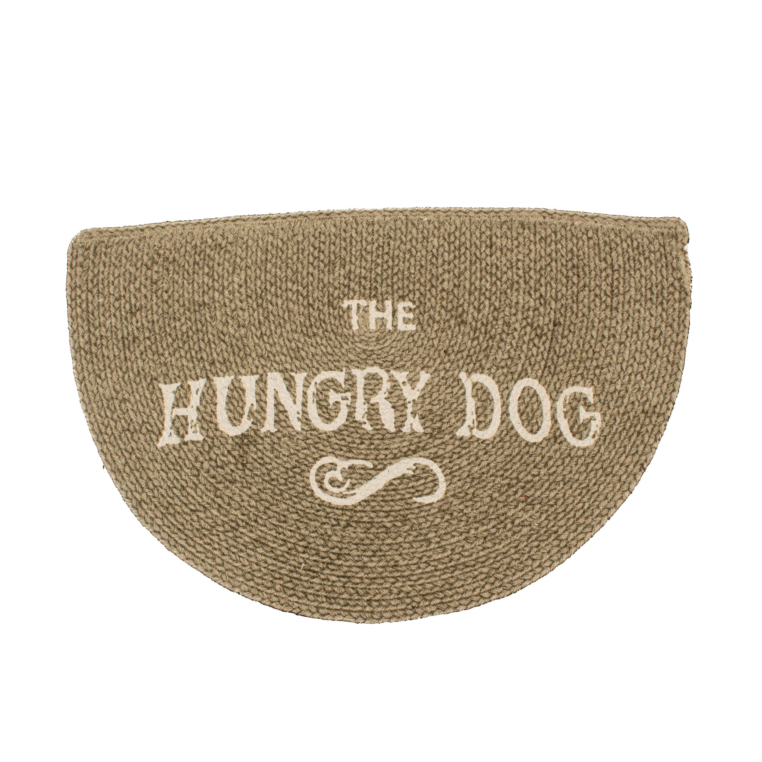 Grey Doggy Mat Small Food and Water Mat