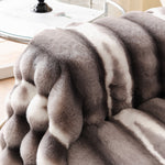 Ultra Soft Faux Fur Couch Cover – Large, Fluffy, and Elegant Sofa Throw Blanket