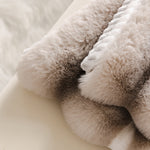 Ultra Soft Faux Fur Couch Cover – Large, Fluffy, and Elegant Sofa Throw Blanket