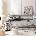 Ultra Soft Faux Fur Couch Cover – Large, Fluffy, and Elegant Sofa Throw Blanket