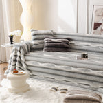 Ultra Soft Faux Fur Couch Cover – Large, Fluffy, and Elegant Sofa Throw Blanket