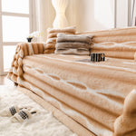 Ultra Soft Faux Fur Couch Cover – Large, Fluffy, and Elegant Sofa Throw Blanket