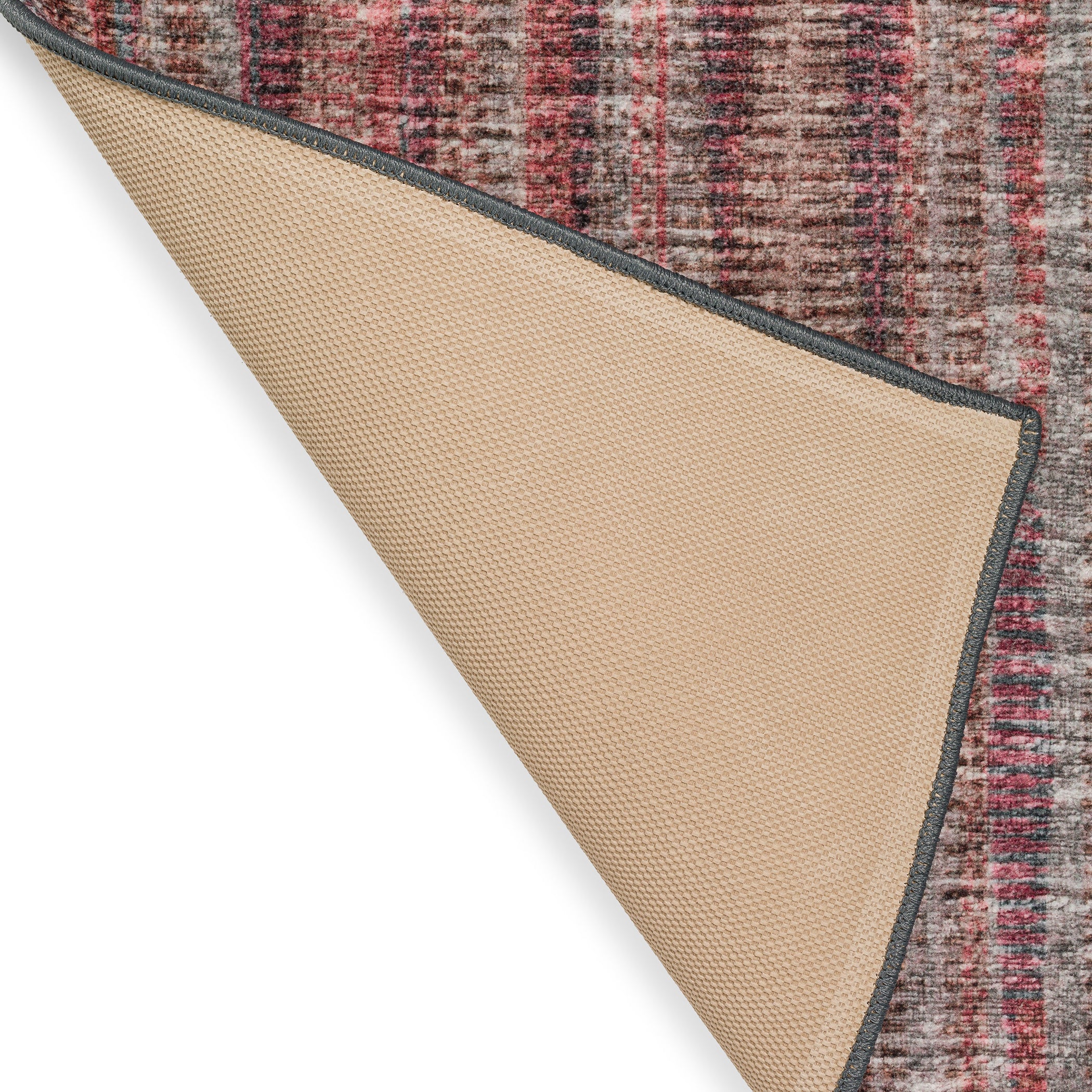 Indoor/Outdoor Transitional AA1 Blush Pink Rug 2' x 3' #shape_Rectangle