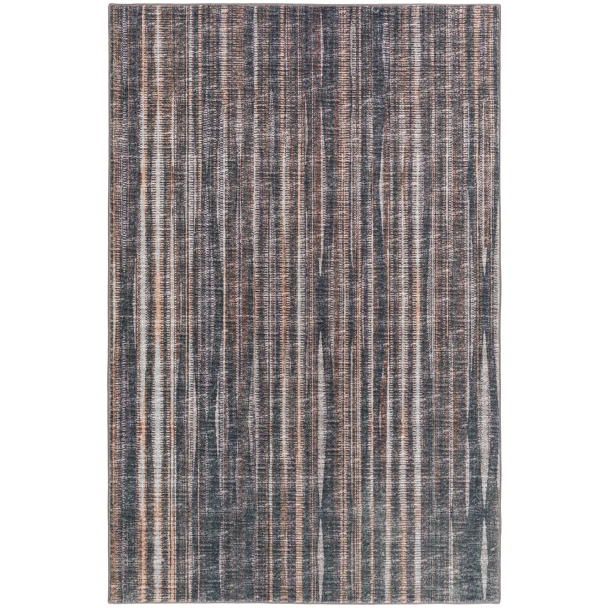 Indoor/Outdoor Transitional AA1 Fudge Brown Rug 3' x 5' #shape_Rectangle