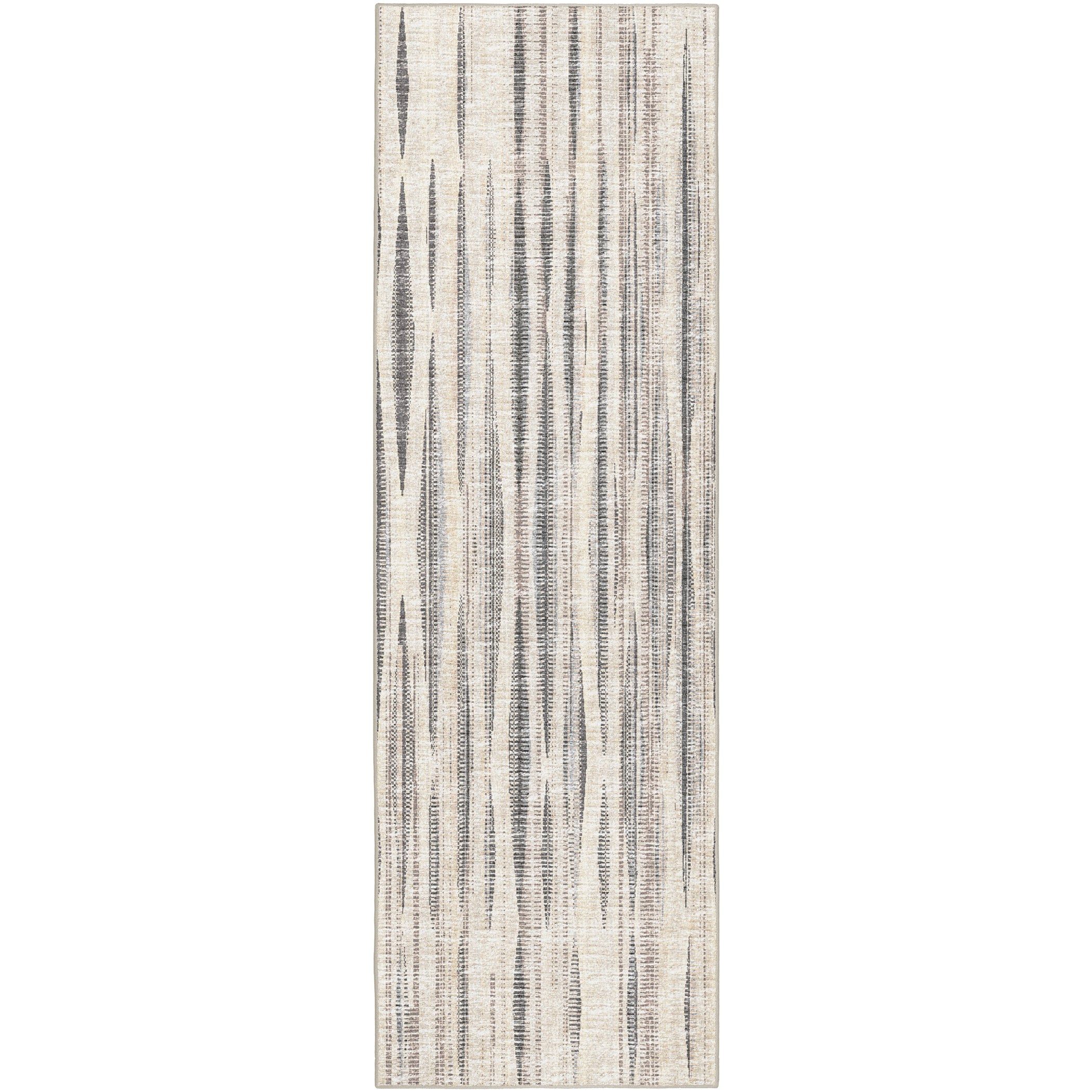 Indoor/Outdoor Transitional AA1 Ivory Rug 2'6" x 10' #shape_Runner