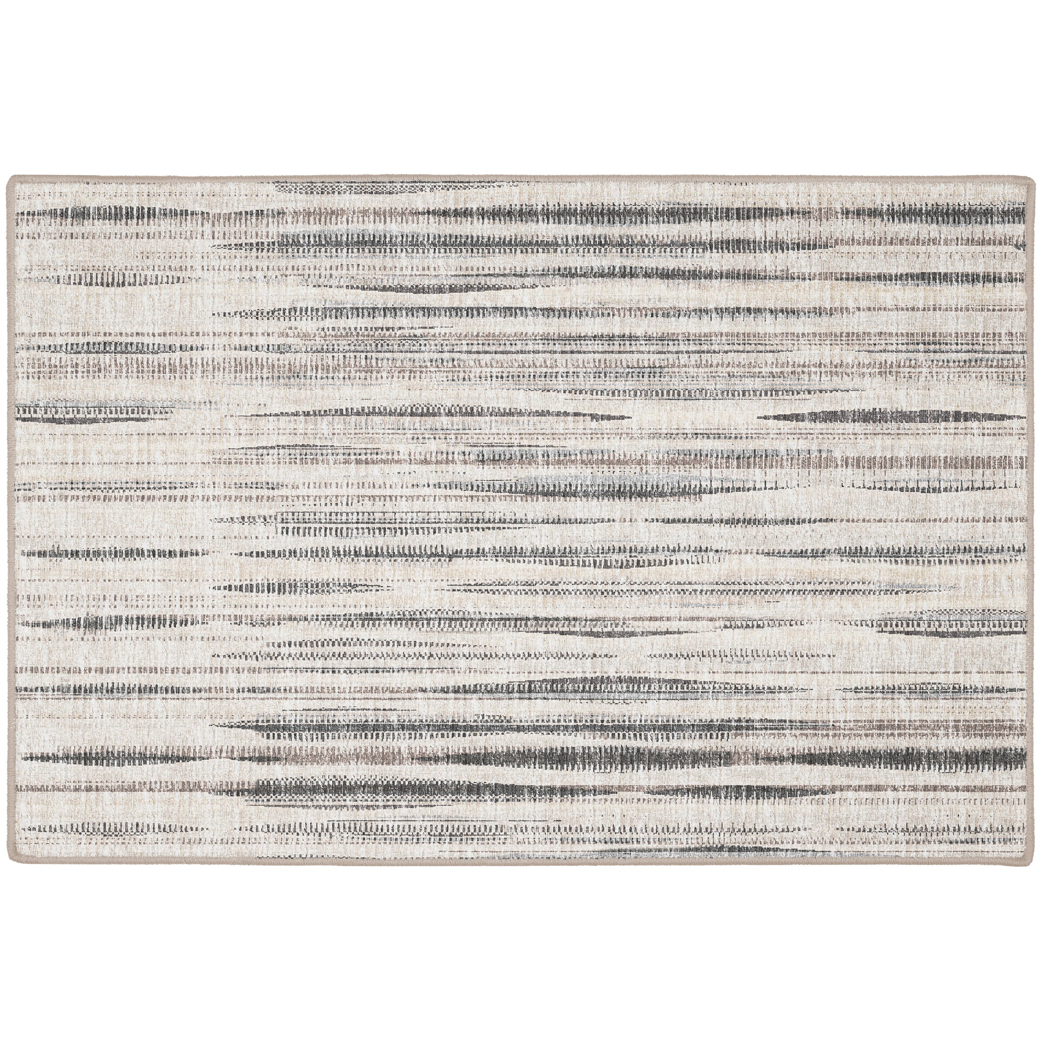 Indoor/Outdoor Transitional AA1 Ivory Rug 2' x 3' #shape_Rectangle