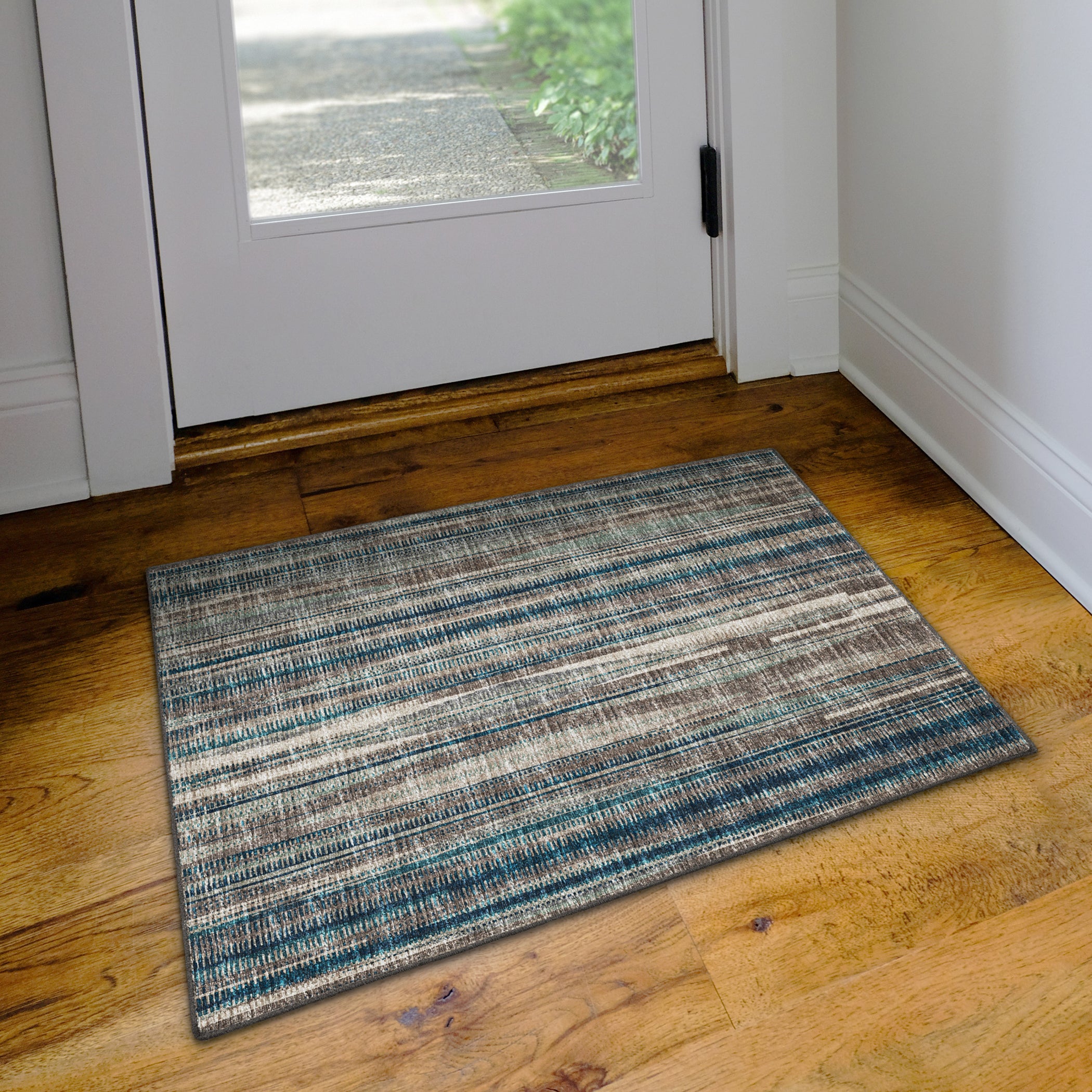 Indoor/Outdoor Transitional AA1 Mushroom Brown Rug 2' x 3' #shape_Rectangle